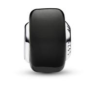 Pandora – Charm Moments – Argent sterling – Verre de Murano noir