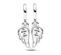 Charm PANDORA Pendant Ailes d'Ange Séparables Scintillantes
