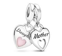 Pandora Charm Pendant Cœur Séparable Double one size