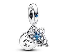 Charm PANDORA Pendant Double Fleur Épanouie