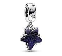 Charm PANDORA Pendant Murano Étoile Céleste et Galaxie