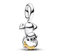 Charm PANDORA Pendant Singe Articule Bicolore