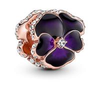Charm PANDORA Pensée Violet Profond