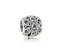 Charm - PANDORA - Roses Ajourées - Élégant - Décoratif - Accessoire de mode