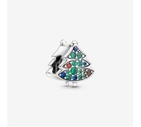 Charm - PANDORA - Sapin de Noël 790018C01 - Argent - Vert - Mixte