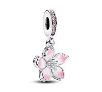 Charm Pendant - PANDORA - Fleur de Cerisier - Argent - Gris - Femme