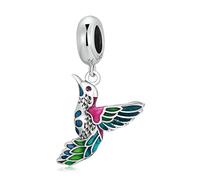 Charm Pendentif martin-pêcheur en argent sterling pour Pandora Charms Bracelet, Pendentif martin-pêcheur Bijoux Cadeaux pour Femmes Filles Maman Epouse