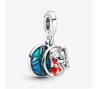 Charm pendentif - PANDORA - 799383C01 Lilo & Stitch Family - Argent sterling 925 - Émail coloré - Compatible Pandora Moments