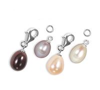 Charm Perle de Culture en Argent 925/1000 - Beige