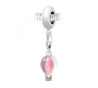 Charm perle So Charm en acier avec pendentif montgolfière 10 mm Jaune