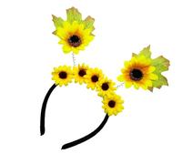 Charm Soleil Fleur Bandeau Comme Tissu Fleur Hairaband pour Confortable Élégant Fête Célébration Accessoires Coiffes Accessoire De Cheveux Artificiels