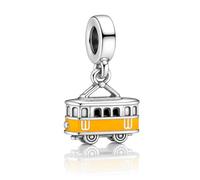 Charm « Tramway d'une ville portugaise » pour bracelet Pandora