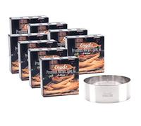 Charma Kaman Engel Lot de 8 anneaux à burger Ø 12 cm