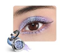CHARMACY Fard à paupières à paillettes multichrome à pigmentation intense caméléon scintillant, surligneur lumineux duochrome pour les yeux, finitions multi-réfléchissantes (caméléon #812, 1,1 g)