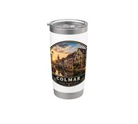 Charmant art architectural historique de Colmar Gobelet isotherme en acier inoxydable double paroi