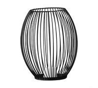 Charmant bougeoir creux en fil métallique au design élégant pour la maison et la décoration d'événement pour créer un environnement confortable (M)