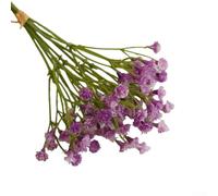 Charmant bouquet de mariée gypsophile pour diverses occasions, beau design de fleurs en plastique (violet)