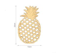 Charmant dessous de plat en forme d'ananas en fonte robuste pour la sécurité des ustensiles de cuisine chauds