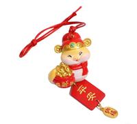 Charmant pendentif serpent décoratif en résine parfait pour les fêtes du Nouvel An, design unique peint à la main pour améliorer n'importe quel espace (C)