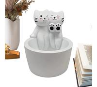 Charmant porte-bougie parfumé - Bougeoir en forme de chat | Centre de table de pattes de chat | Bougies parfumées mignons chats pour salon, cuisine, chambre à coucher