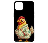 Charmant poulet dans une jolie tenue du coucher Coque pour iPhone 14 Plus