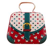 Charmante boîte à biscuits en forme de sac à main pour ranger des friandises, complément parfait à la décoration de vacances (C)