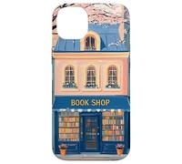 Charmante Chinoiserie Librairie Aquarelle Girly Amoureuse de Livres Coque pour iPhone 14 Plus
