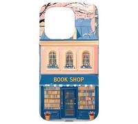 Charmante Chinoiserie Librairie Aquarelle Girly Amoureuse de Livres Coque pour iPhone 15 Pro