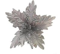 Charmante décoration florale avec matériau robuste pour une utilisation durable cette saison (argent)