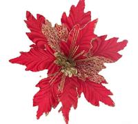 Charmante décoration florale avec matériau robuste pour une utilisation durable cette saison (THF11 rouge doré)
