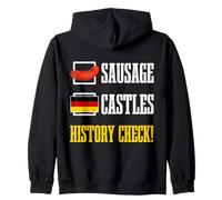 Charmante Histoire des châteaux allemands Saucisse Allemande Sweat à Capuche