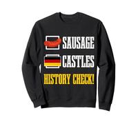 Charmante Histoire des châteaux allemands Saucisse Allemande Sweatshirt