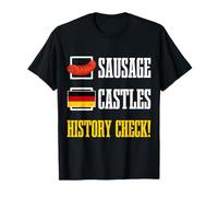 Charmante Histoire des châteaux allemands Saucisse Allemande T-Shirt