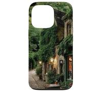 Charmante librairie Anglaise Vintage esthétique Coque pour iPhone 13 Pro