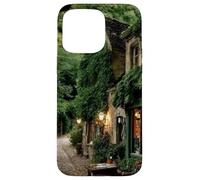 Charmante librairie Anglaise Vintage esthétique Coque pour iPhone 15 Pro Max