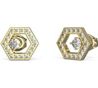 Charmante Tä nzerin Boucles d'oreilles en plaqué or avec zircon JUBE04651JWYGT/U
