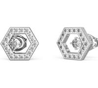 Charmantes boucles d'oreilles en acier avec zircones Tiny Dancer JUBE04651JWRHT/U