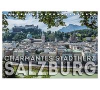 Charmantes Stadtherz SALZBURG (Tischkalender 2026 DIN A5 quer), CALVENDO Monatskalender: Eine Reise durch die Zeit