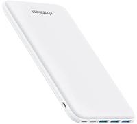 Charmast Batterie externe USB C 26800 mAh avec 3 entrées et 4 sorties iSmart compatible avec smartphones, tablettes et plus (blanc)