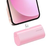 Charmast Mini External Battery For Iphone 20w Power Bank Quick Charge Portable Battery 5000mah Compatible With Iphone 14 11 12 13 8 7 X 6 (Pink)