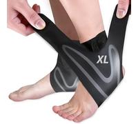 CharmChic 2 Pièces Chevillère Entorse, Attelle Cheville Sport, Chevillère de Maintien Réglable, Respirant Protège Cheville pour Homme et Femme, Pour Course à Pied, Football, Gauche et Droite, XL