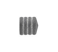Charme Bois Ceruse | Ø28 | 2 Embouts Cabochon | Gris Cérusé