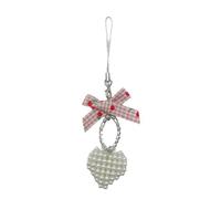 Charme De Coeur Perle À La Mode Avec Porte-clés Noeud Papillon Perle Pendentif Polyvalent Pour Les Femmes Aiment Le Coeur