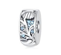 Charme de fermoir de positionnement du monde sous-marin, accessoire de bracelet à breloques en argent sterling 925, compatible avec le collier de bracelet pandora