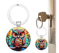 Charme de hibou, charme de hibou pour la fabrication de bijoux,Keadchains de bijoux de hibou mignon | Accessoires de couverture de voiture moderne
