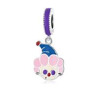 Charme de pendentif de clown mignon Charme en argent sterling 925 convient pour collier bracelet Pandora