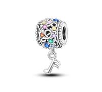 Charme de perle de baril de note colorée, breloque pour bracelet, compatible avec le collier de bracelet pandora