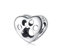 Charme de perle de chaîne de patte creuse, breloque de bracelet de perles, convient aux bracelets de 3 mm à 4,5 mm