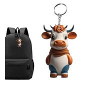 Charme de sac à dos de vache des Highlands, de vache des Highlands | pour cadeaux de fête, récompenses en adeaux de vacances, cadeaux de Noël,