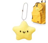 Charme de sac à dos étoilé - pendentif en en peluche, porte-clés de jouets doux | Clip accessoire mignon, bac à bac à sac, accessoire d'étiquette cadeau de nouveauté pour les sacs à dos pour fi
